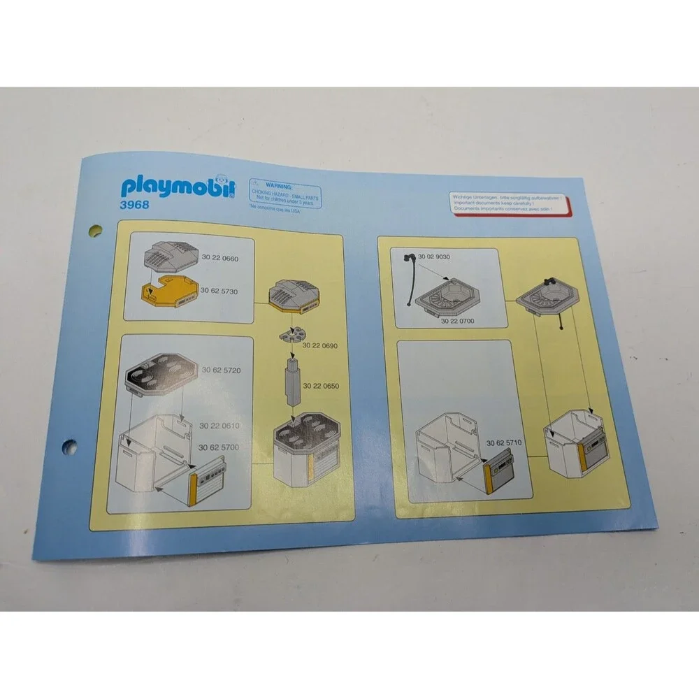 Playmobil Booklets Pamphlets Instructions Lot 3120 3938 3940 3909 3965 3080